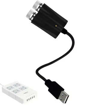 Starlight projektör USB ayarlanabilir romantik yıldızlı gökyüzü projektör araba ışık ayarlanabilir USB gece lambası projeksiyon yatak odası araba için