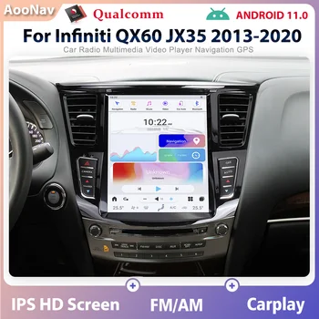Android 12 128G Araba Radyo Infiniti QX60 JX35 2013-2020 GPS Navigasyon Multimedya Oynatıcı Dikey Ekran Carplay Kafa Ünitesi