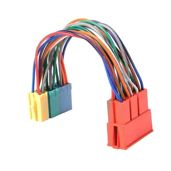 Ses MP3 değiştirici adaptör kablosu konektörü için yardımcı ISO için VV için uygun