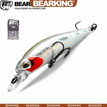 Bearking sert minnow cazibesi, yapay yem bas ve Pike, crankbait, 63mm, 5g balıkçılık Aksesuarları Sazan balıkçılık