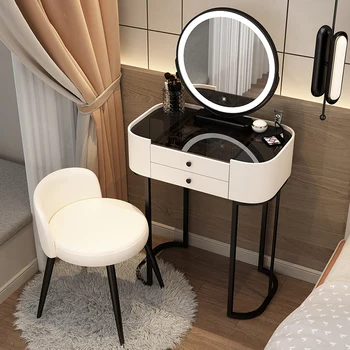 Çekmece Lüks Tuvalet masası Oturma Odası Modern Beyaz Sandalye Banyo Tuvalet masa düzenleyici Çocuklar Penteadeira Otel Mobilyaları
