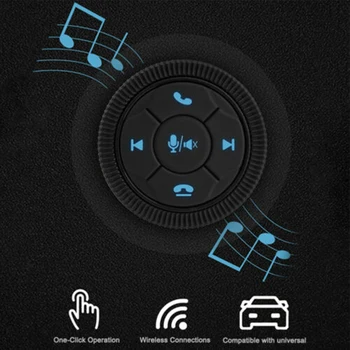 Araba Kablosuz direksiyon uzaktan kumanda düğmesi Evrensel Araba Müzik Kablosuz DVD GPS Navigasyon Oynatıcı Radyo