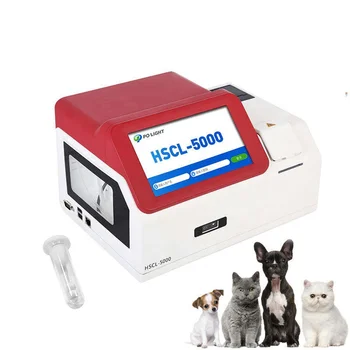 Tamamen Evcil Hayvanlar için Otomatik İmmünoassay Analizörü HSCL-5000 Hayvan Kullanımı Hastalık Teşhisi Veteriner Makinesi