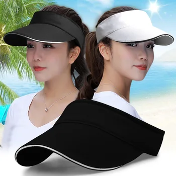 Şapka Geniş Saçak güneş şapkası Spor Rahat Tenis Kap Açık Erkekler Ve Kadınlar Basit Boş Üst Kapaklar Seyahat güneş şapkası