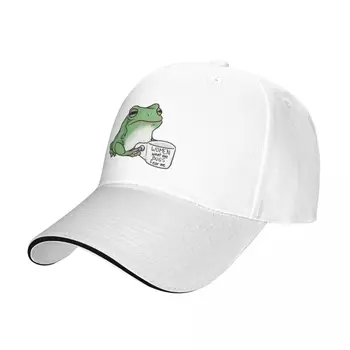 Kadınlar Beni İstiyor Böcek Benden Kork kurbağa beyzbol şapkası Şapka plaj şapkaları beyzbol şapkası Plaj Gezisi baba şapka Erkek Çocuk Şapka Kadın