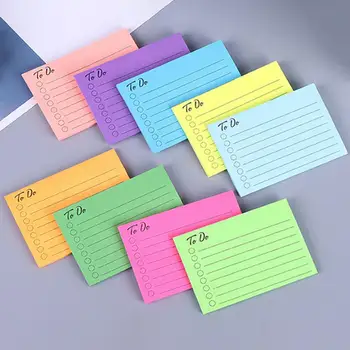 9 Adet / takım not defteri Çeşitli Renk Gözyaşı Yapılacaklar Listesi Kalın Kağıt Öğrenciler Mini Memo Yapışkan Not Okul Ofis Kırtasiye Hediye