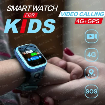 4G Çocuklar akıllı saat telefon 1000mAh Su Geçirmez IP67 Görüntülü Arama SOS GPS LBS WIFI Konumu İzci uzaktan kontrol monitörü Çocuk İzle K9