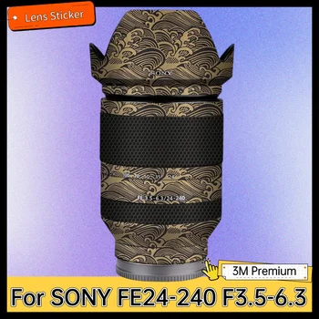 SONY FE24-240 F3.5-6.3 Lens Vücut Sticker Koruyucu Cilt Çıkartması Vinil Wrap Film Anti-Scratch Koruyucu Ceket