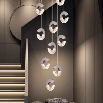 Iskandinav ev dekor yemek odası Kolye lamba ışıkları iç mekan aydınlatması kristal lamba asılı ışık avize lambaları oturma odası için