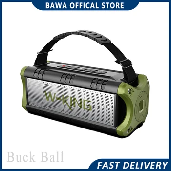 W-King D8mini taşınabilir hoparlör Plastik Bluetooth Kablosuz Hoparlörler Subwoofer Stereo Ses Ses Açık Kamp İçin Adam Hediye İçin