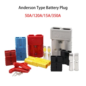 Anderson Tipi 50A 120A 175A 350A Fiş Akü Kablosu Hızlı Bağlantı Kesme Fişi Vinç İçin Otomatik araç römorku Elektrikli Cihazlar