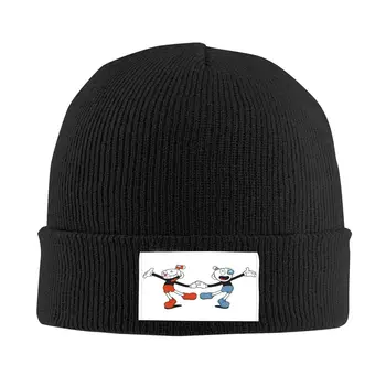 Logo örgü şapka kap Örme Bere Şapka Kasketleri Kap Unisex Hipster