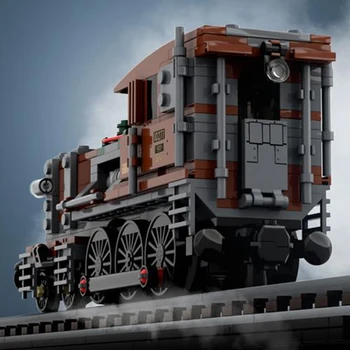 Moc Yapı Taşları 10277 Steampunk Timsah Lokomotif Teknik Tuğla DIY Montaj İnşaat Oyuncakları Çocuk Tatil Hediyeler İçin