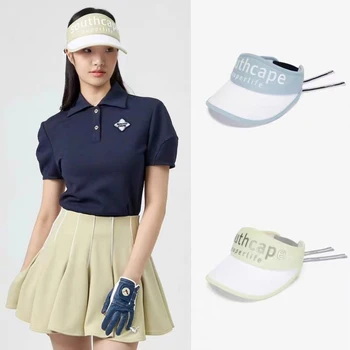 GOLF Kap 2023 Yeni Moda Golf Spor Kap Golf Nefes Rahat Yay Olmadan Erkekler ve Kadınlar için silindir şapka