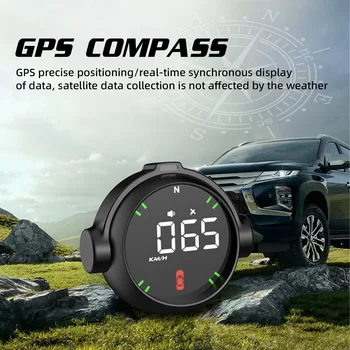 GPS HUD Göstergesi Hız Göstergesi Aşırı Hız Uyarı Jest Tanıma Saat İrtifa Ortam ışığı Head Up Display Tüm Arabalar için