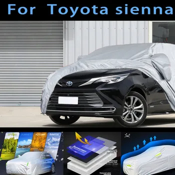 Toyota sienna için Araba koruyucu kapak, güneş koruma, yağmur koruma, UV koruma, toz önleme oto boya koruyucu