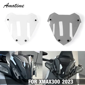 X-MAX300 2023 Motosiklet Cam Ön Cam Ön Rüzgar Cam Saptırıcı Yamaha XMAX300 XMAX 300