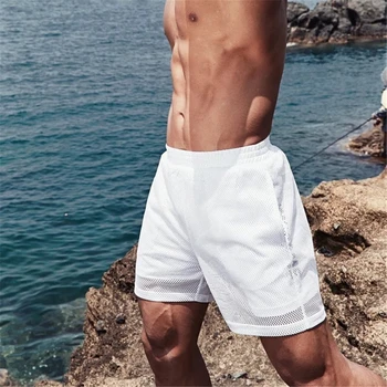 Yeni Moda Erkekler Sporting Beaching Şort Pantolon Pamuk Vücut Sweatpants Spor Kısa Jogger Casual Spor Salonları Erkekler Şort