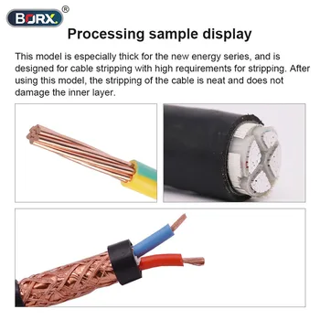 45 mm Kalınlığında tel sıyırma makinesi koaksiyel yeni enerji kabloları striptizci yüksek sıcaklık telleri spin soyma