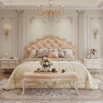 Ucuz çift kişilik yatak Çerçeveleri Estetik Yerden Tasarruf Yatak Depolama Lüks İskandinav Tabanı De Cama Evlilik yatak odası mobilyası Estetik