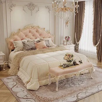 Ucuz çift kişilik yatak Çerçeveleri Estetik Yerden Tasarruf Yatak Depolama Lüks İskandinav Tabanı De Cama Evlilik yatak odası mobilyası Estetik