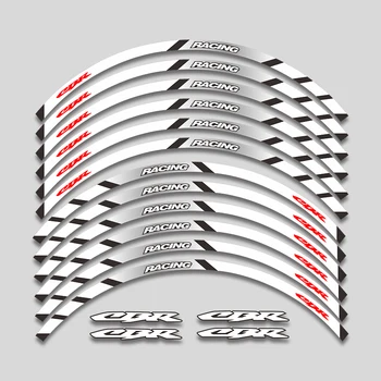 Honda için CBR250RR CBR400RR CBR600RR CBR1000RR Motosiklet Aksesuarları Sticker Jant Lastik Yansıtıcı Şerit Tekerlekler Dekoratif Çıkartmaları