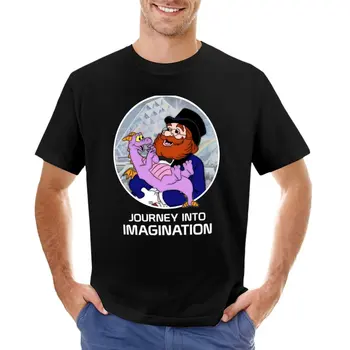 Figment ve Dreamfinder ile Hayal Gücüne yolculuk T-Shirt grafikli tişört siyah erkek t-shirtleri