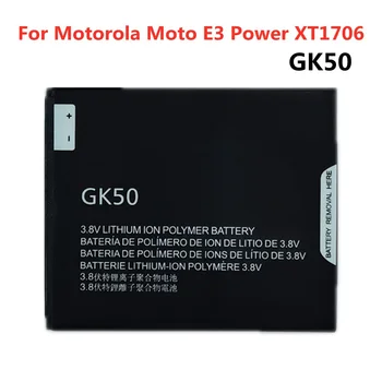 GK50 Yeni motorola pili Moto E3 Güç XT1706 Yedek Lityum Cep Telefonu Pilleri Yüksek Kapasiteli 3500mAh Bateria