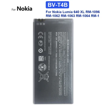 Cep Telefonu pil İçin Microsoft Nokia Lumia 640 XL RM-1096 RM-1062 RM-1063 RM-1064 RM-1 BV T4B BV-T4B 3000mAh