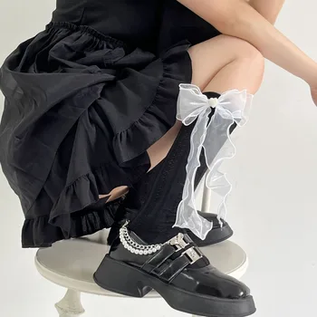 Japon Tarzı Lolita diz üstü çorap Kadın Çorap Seksi Dantel Yay Uzun Çorap Uyluk Yüksek Çorap Tatlı Kız Kawaii Çorap