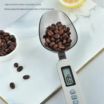 Tartı Kaşık Ölçekli Ev Mutfak Aracı Elektronik Ölçüm Kahve Gıda Unu Tozu Pişirme LCD Dijital Ölçüm ayarlanabilir