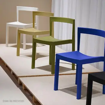 Ultralight Sırt Desteği Şezlong Plastik Tek Reçine Açık Sevimli Çocuk Oturma Sandalyeleri Mavi Zemin aSndalyeler Ev