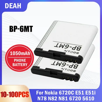 BP - 6MT BP6MT BP 6MT 3.7 V 1050 mAh Şarj Edilebilir Telefon nokia için pil N81 N78 N81-8G N82(8G) E51 E51i 5610 6110 6720 6720C