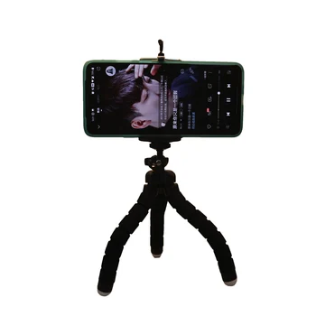 Telefon tripodu Mini Esnek iPhone Samsung Xiaomi Huawei İçin Cep Telefonu Smartphone Ahtapot Tripod Mini Taşınabilir Tripod Tutucu