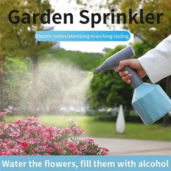 2023 Bitki Elektrikli Sprey Şişesi 1000ML El Otomatik bahçe pülverizatör Bitki Mister sulama kapları Kapalı Açık Bitki İçin