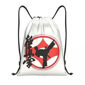 Japon Dövüş Sanatı büzgülü sırt çantası Kadın Erkek Spor Salonu Sackpack Katlanabilir Aikido alışveriş çantası Çuval