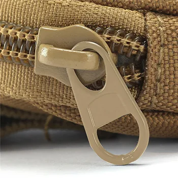 Taktik EDC Kılıfı Erkekler bozuk para çantaları Anahtar Cüzdan Tutucu Askeri Ordu Anahtarlık Fermuarlı Cebi USB kablosu Kulaklık çanta düzenleyici
