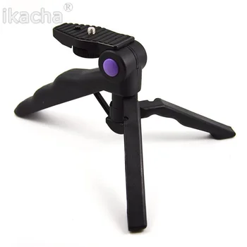Evrensel Mini kamera tripodu 1/4 vidalı bağlantı Adaptörü Cep telefon standı Sabitleyici Masa Üstleri Tutucu Canon nikon kamera