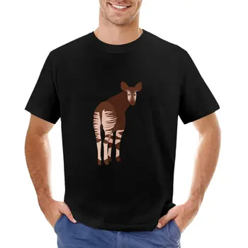 Okapia Johnstoni: Okapi T-Shirt siyah t shirt düz siyah t shirt erkekler