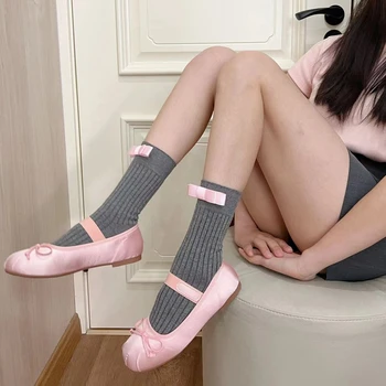 Japon Güzel Nefes İnce Çorap 00s Retro Kore Kawaii Buzağı Çorap Sevimli İlmek dantel kesik dekolte Çorap E-kız Streetwear