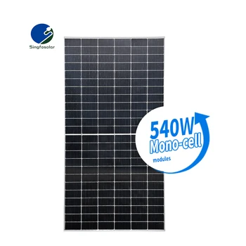 Güneş Enerjisi Sistemi için Monokristal Güneş Panelleri 540W Yarım Hücre Paneli Güneş paneli fiyatı