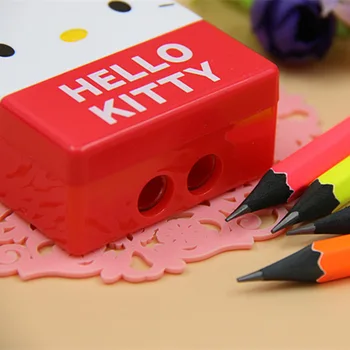 Sanrio Mini kalemtıraş Hello Kitty Karikatür Şekilli kalemtıraş çocuk kalemtıraş Kırtasiye Hediye Toptan