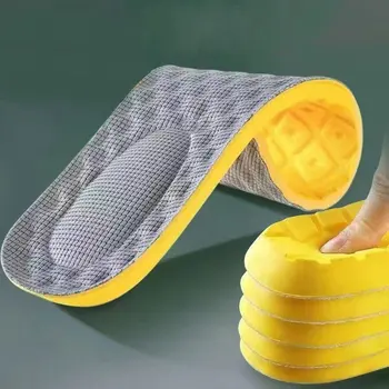 1 Çift spor ayakkabı Tabanlık Süper Yumuşak Koşu Astarı Ayaklar için Şok Emme Sepetleri Ayakkabı Tabanı Arch Destek Ortopedik Ekler