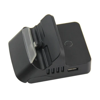 1 Adet Taşınabilir şarj standı 4K Video Dönüştürücü + Üç USB Soket Desteği Joystick Bağlantısı Nintendo Anahtarı İçin