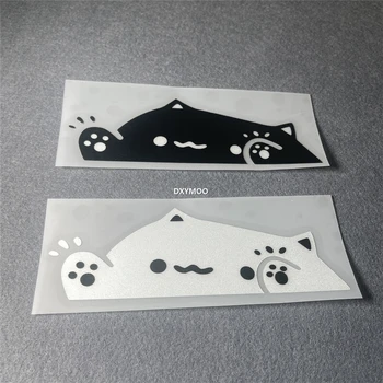 Davul Bongo Gözetleme Kedi Araba Sticker Yansıtıcı Vinil Bant Motor Otomatik Pencere Kuyruk dış dekorasyon Çıkartmaları