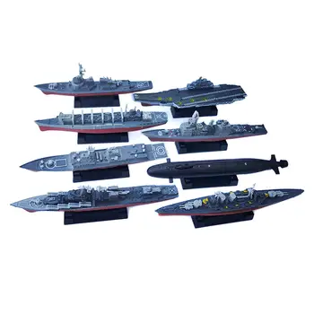 8 Adet Uçak Gemisi Oyuncak Modeli DIY Modelleri Savaş Gemisi Oyuncak Parti Iyilik Çocuklar Masa Dekor Çocuk doğum günü hediyesi