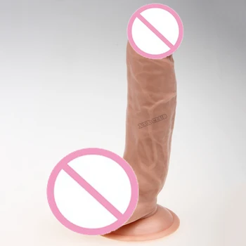 Thierry 215x49mm Gerçekçi Titreşimli Yapay Penis Vantuz ile Seks Ürünleri, erotik Penis Horoz Teşvik g-spot Seks Oyuncakları Kadınlar için