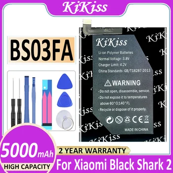 Xiao mi için BS03FA 5000mAh Xiao mi siyah Köpekbalığı 2 Shark2 pil Yüksek Kalite Pil + araçları