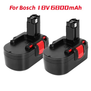 1-2 Paket 18 V 6.8 Ah Pil ile Uyumlu Bosch BAT181 BAT025 BAT026 BAT160 BAT180 BAT189 PSR 18 VE-2 GSR VE-2 GSB