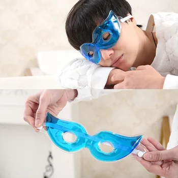 1 adet Jel Göz Maskesi Kullanımlık Soğuk Soğutma Yatıştırıcı Rölyef Yorgun Göz Baş Ağrısı Yorgunluk Rahatlatıcı Ped Koyu Halkaları Çıkarmak Göz Buz Torbası